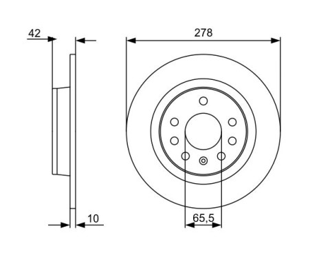 Bromsskiva BD1369 Bosch