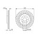 Bromsskiva BD1492 Bosch