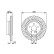 Bromsskiva BD1498 Bosch