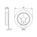 Bromsskiva BD1501 Bosch