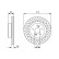 Bromsskiva BD1555 Bosch, miniatyr 5