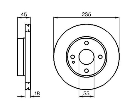 Bromsskiva BD193 Bosch