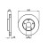 Bromsskiva BD2062 Bosch, miniatyr 5