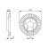 Bromsskiva BD2124 Bosch