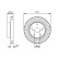 Bromsskiva BD2157 Bosch