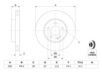 Bromsskiva BD2189 Bosch