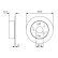 Bromsskiva BD2275 Bosch