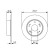 Bromsskiva BD2329 Bosch