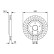 Bromsskiva BD2490 Bosch