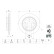 Bromsskiva BD2928 Bosch