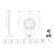 Bromsskiva BD3153 Bosch