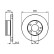 Bromsskiva BD42 Bosch