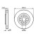 Bromsskiva BD861 Bosch