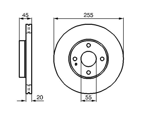 Bromsskiva BD892 Bosch