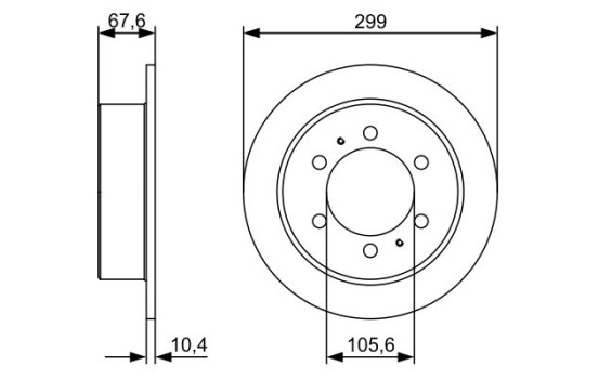 Bromsskiva BD894 Bosch, bild 5