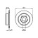 Bromsskiva BD912 Bosch