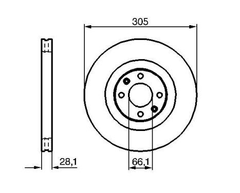 Bromsskiva BD913 Bosch, bild 5