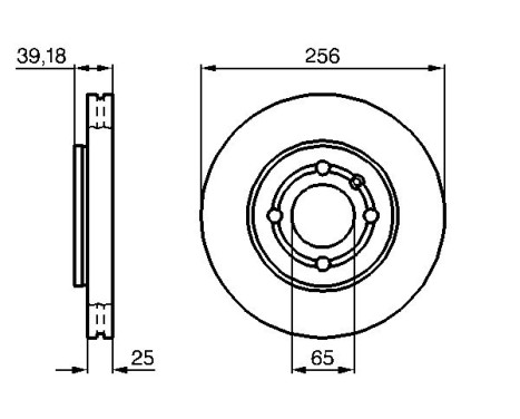 Bromsskiva BD932 Bosch