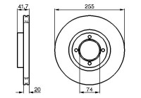 Bromsskiva BD95 Bosch