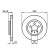 Bromsskiva BD987 Bosch