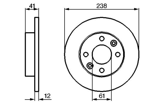 Bromsskiva BD993 Bosch, bild 5