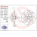 Bromsskiva BEARING DISC LINE 08.A753.47 Brembo, miniatyr 2