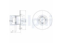 Bromsskiva BG2081 Delphi