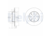 Bromsskiva BG2149 Delphi