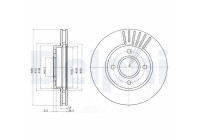 Bromsskiva BG2699 Delphi