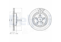 Bromsskiva BG3536 Delphi