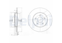 Bromsskiva BG3663C Delphi