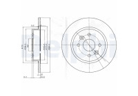Bromsskiva BG3804 Delphi