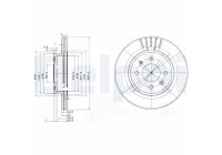 Bromsskiva BG3934 Delphi