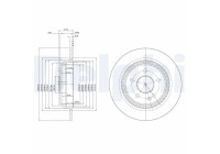Bromsskiva BG4063C Delphi