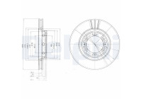 Bromsskiva BG4132 Delphi
