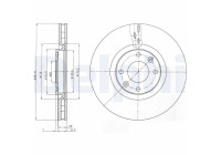 Bromsskiva BG4166 Delphi