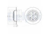 Bromsskiva BG4196C Delphi
