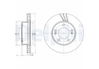 Bromsskiva BG4207 Delphi
