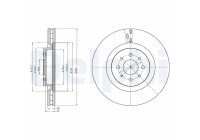 Bromsskiva BG4308 Delphi