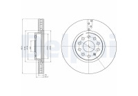 Bromsskiva BG4330C Delphi
