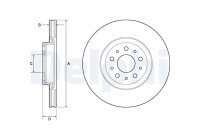 Bromsskiva BG4797C Delphi