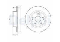 Bromsskiva BG4801C Delphi