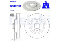 Bromsskiva BG4829C Delphi