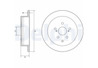 Bromsskiva BG4919C Delphi
