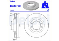 Bromsskiva BG4979C Delphi