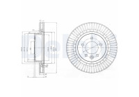 Bromsskiva BG9006C Delphi