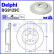 Bromsskiva BG9129C Delphi, miniatyr 3