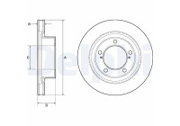 Bromsskiva BG9131 Delphi