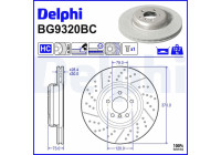 Bromsskiva BG9320BC Delphi