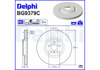 Bromsskiva BG9379C Delphi